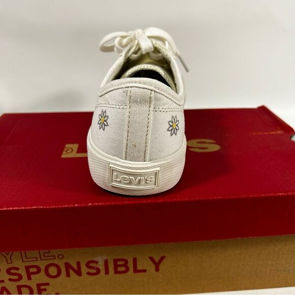 Levis-Women's Anika Newmericana Floral Winter White/Multi Sneaker-Size 7.5 B (M) - Picture 4 of 8
